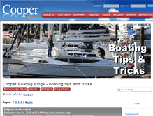 Tablet Screenshot of blog.cooperboating.com